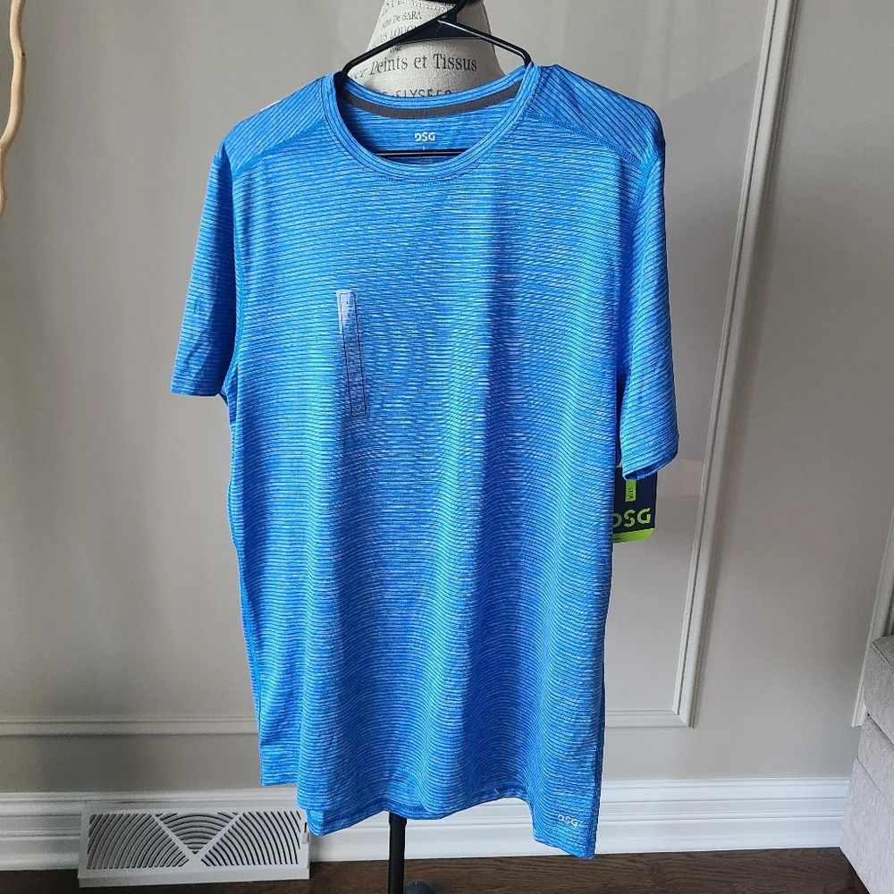 NWT DSG men's t-shirt sz.L blue
